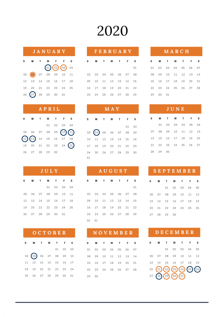 Important Dates The Language Academy School calendar